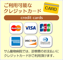 ご利用可能なクレジットカード
